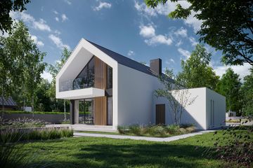  Projekt domu NewHouse 758 G1 (KRZ1066) - projekt domu parterowego z poddaszem - Zdjęcie 7