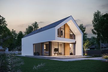  Projekt domu NewHouse 758 G1 (KRZ1066) - projekt domu parterowego z poddaszem - Zdjęcie 12