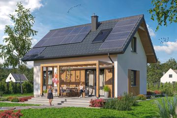  Projekt domu Amor 3 (WOE1183) - projekt domu parterowego z poddaszem - Zdjęcie 3