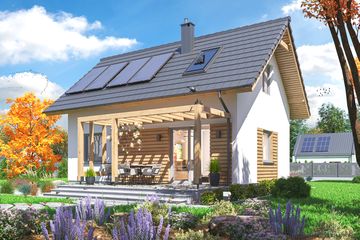  Projekt domu Amor 3 (WOE1183) - projekt domu parterowego z poddaszem - Zdjęcie 3