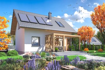  Projekt domu Amor 3 (WOE1183) - projekt domu parterowego z poddaszem - Zdjęcie 4