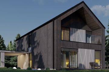  Projekt domu uA324 (WCB1464) - projekt domu z pełnym piętrem - Zdjęcie 3