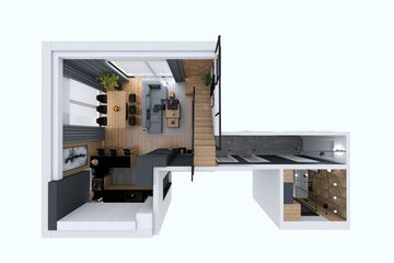 Projekt domu KA237 SZ - parterowy dom o powierzchni 114,32 m², dach dwuspadowy - ujęcie 26