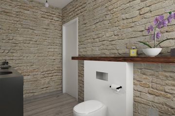 Projekt domu Ka23 war.1 Sz - parterowy dom o powierzchni 144,37 m², dach kopertowy - ujęcie 13