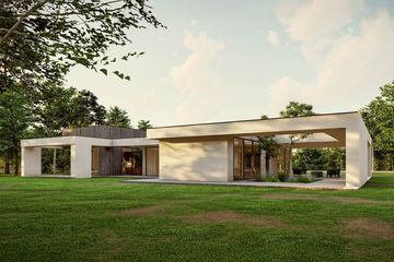  Projekt domu A-61 (PZB1088) - projekt domu parterowego - Zdjęcie 1