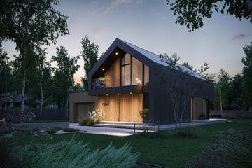  Projekt domu NewHouse 758 G1 w1 (KRZ1067) - projekt domu parterowego z poddaszem - Zdjęcie 2