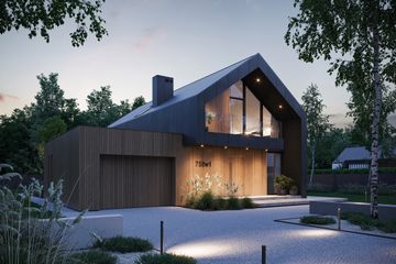  Projekt domu NewHouse 758 G1 w1 (KRZ1067) - projekt domu parterowego z poddaszem - Zdjęcie 16