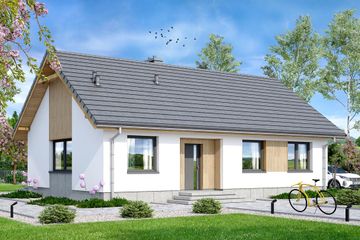  Projekt domu Mokka 19 (WOF1204) - projekt domu parterowego - Zdjęcie 1
