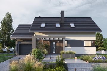  Projekt domu Dino Prima (1858) (KRD2992) - projekt domu parterowego z poddaszem - Zdjęcie 6