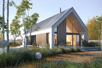  Projekt domu Beztroski 1 (WAW1158) - projekt domu parterowego - Zdjęcie 3