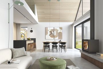  Projekt domu Beztroski 1 (WAW1158) - projekt domu parterowego - Zdjęcie 6