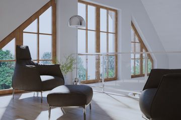  Projekt domu Podsarnie z antresolą m (KRP2704) - projekt domu parterowego z poddaszem - Zdjęcie 7