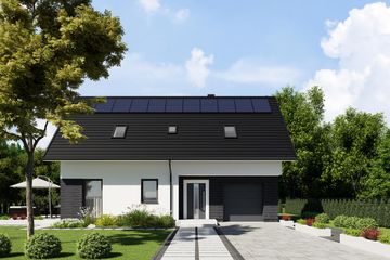  Projekt domu N35-G1 (KKG1032) - projekt domu parterowego z poddaszem - Zdjęcie 5