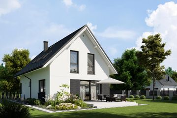  Projekt domu N35-G1 (KKG1032) - projekt domu parterowego z poddaszem - Zdjęcie 4