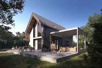  Projekt domu Polny 1 (GDE1043) - projekt domu parterowego - Zdjęcie 4