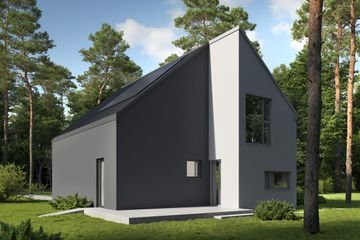  Projekt domu Samowystarczalny Duo-line (LOB1013) - projekt domu parterowego z poddaszem - Zdjęcie 3