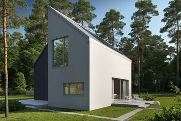  Projekt domu Samowystarczalny Duo-line (LOB1013) - projekt domu parterowego z poddaszem - Zdjęcie 4