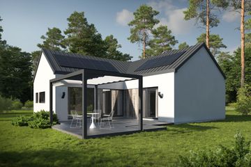  Projekt domu Samowystarczalny L-line (LOB1012) - projekt domu parterowego - Zdjęcie 1