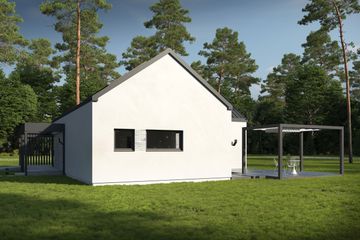  Projekt domu Samowystarczalny L-line W (LOB1010) - projekt domu parterowego - Zdjęcie 3