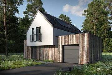  Projekt domu Samowystarczalny 2Bryły G (LOB1008) - projekt domu z pełnym piętrem - Zdjęcie 3