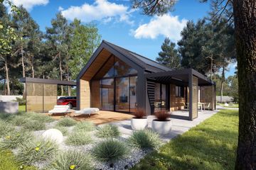  Projekt domu D21-2A G1 (WSA1030) - projekt domu parterowego - Zdjęcie 2