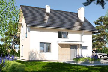  Projekt domu Guen (WRR1135) - projekt domu parterowego z poddaszem - Zdjęcie 3