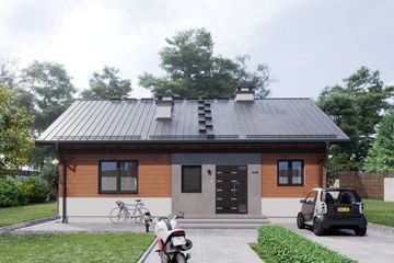  Projekt domu Kubuś (1752) (KRD2994) - projekt domu parterowego - Zdjęcie 2