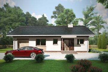  Projekt domu Kubuś G1 (1754) (KRD2995) - projekt domu parterowego - Zdjęcie 6