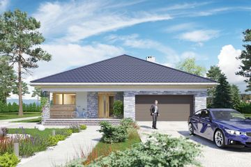  Projekt domu Kordian (1749) (KRD2997) - projekt domu parterowego - Zdjęcie 2