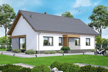  Projekt domu Calma Plus (WOF1206) - projekt domu parterowego - Zdjęcie 3