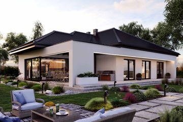  Projekt domu Ka171 war.1 (PKT1282) - projekt domu parterowego - Zdjęcie 2