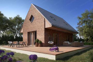  Projekt domu Montana 2 (GDE1046) - projekt domu parterowego z poddaszem - Zdjęcie 1