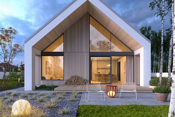  Projekt domu Beztroski 2 (WAW1159) - projekt domu parterowego - Zdjęcie 2
