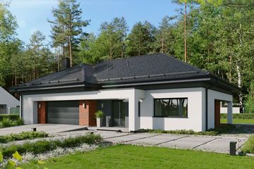  Projekt domu EG-102 (WWB1131) - projekt domu parterowego - Zdjęcie 2