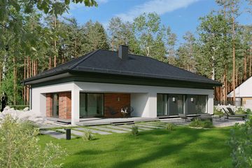  Projekt domu EG-102 (WWB1131) - projekt domu parterowego - Zdjęcie 3