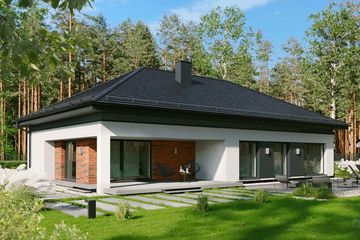  Projekt domu EG-102 (WWB1131) - projekt domu parterowego - Zdjęcie 1