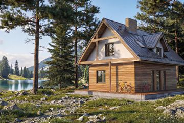  Projekt domu Kubuś 2 - drewniany (GDE1048) - projekt domu parterowego z poddaszem - Zdjęcie 6