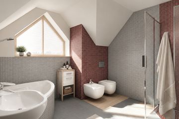 Projekt domu Gwidon (273) - parterowy z poddaszem dom o powierzchni 146,20 m², dach dwuspadowy - ujęcie 5