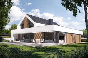  Projekt domu NewHouse 791 (KRZ1069) - projekt domu parterowego z poddaszem - Zdjęcie 3