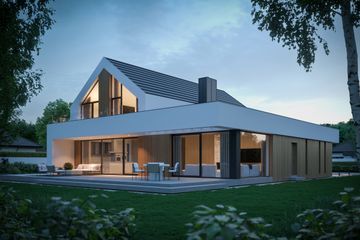  Projekt domu NewHouse 791 (KRZ1069) - projekt domu parterowego z poddaszem - Zdjęcie 4