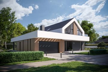  Projekt domu NewHouse 791 (KRZ1069) - projekt domu parterowego z poddaszem - Zdjęcie 5