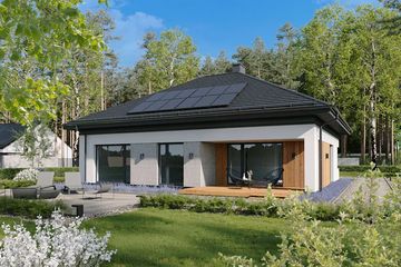  Projekt domu EG-103 (WWB1132) - projekt domu parterowego - Zdjęcie 2