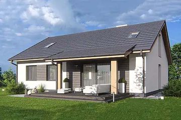  Projekt domu Elsa 1a (WRD3149) - projekt domu parterowego z poddaszem - Zdjęcie 5