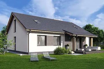  Projekt domu Elsa 1a (WRD3149) - projekt domu parterowego z poddaszem - Zdjęcie 6