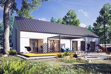  Projekt domu Złota II z garażem i wiatą [A] (WRF2394) - projekt domu parterowego - Zdjęcie 3