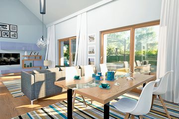  Projekt domu Złota II z garażem i wiatą [A] (WRF2394) - projekt domu parterowego - Zdjęcie 6