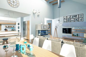  Projekt domu Złota II z garażem i wiatą [A] (WRF2394) - projekt domu parterowego - Zdjęcie 7