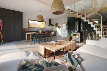  Projekt domu Erna 2 drewniana (BSE1232) - projekt domu parterowego z poddaszem - Zdjęcie 6