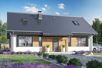  Projekt domu Terrier 7 bez garażu (WRL1064) - projekt domu parterowego - Zdjęcie 1