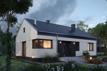  Projekt domu Anita Alfa Prima (1865) (KRD2998) - projekt domu parterowego - Zdjęcie 3